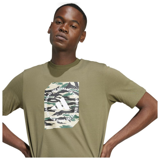 Adidas Ανδρική κοντομάνικη μπλούζα Camo Shape Graphic Tee